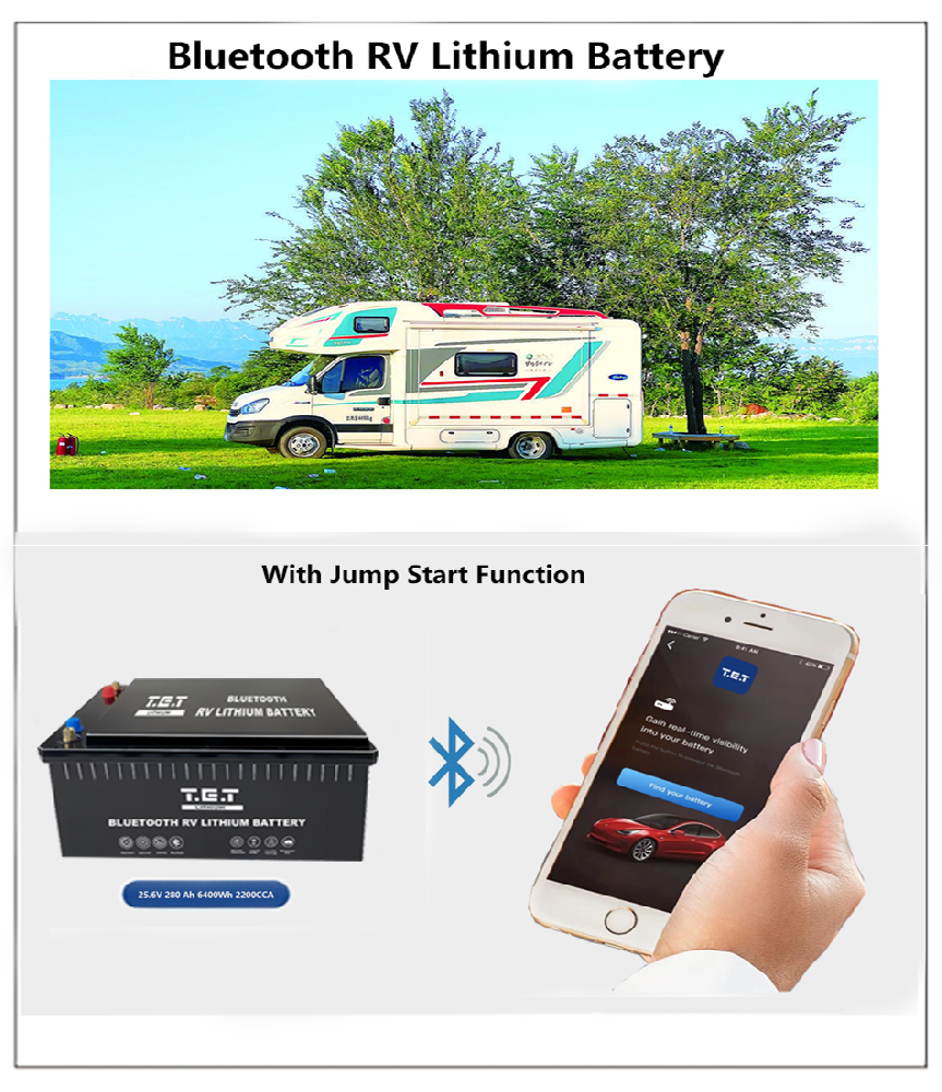 T.E.T LiFePo4 RV battery